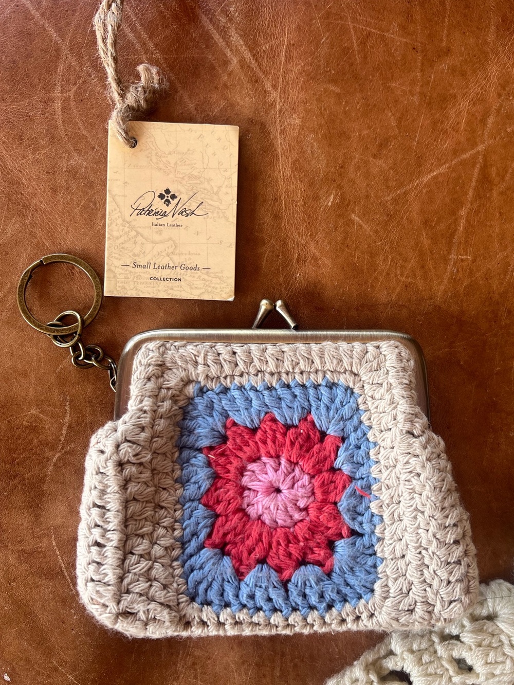 NWT Patricia Nash Leather Coin Pouch